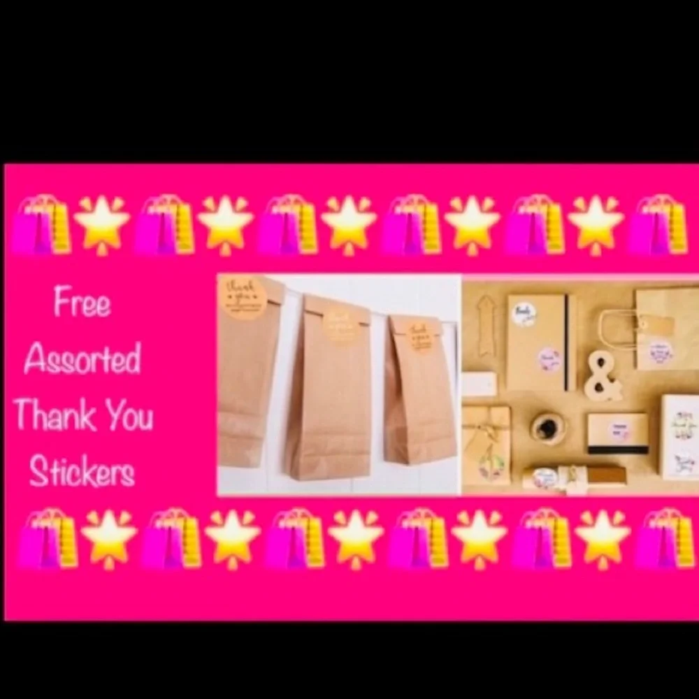 25ct ~ 6x9”~Poly Mailer Bags 🧶🆕🧶 25ct ⭐️Free Thank You Stickers